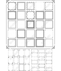 Элегантный набор рамок