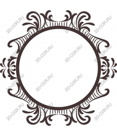 Vintage decorative frame