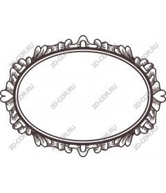 Vintage decorative frame