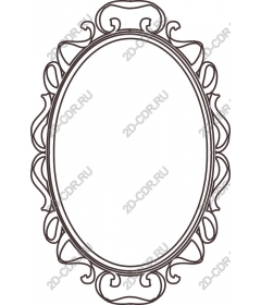 Vintage decorative frame