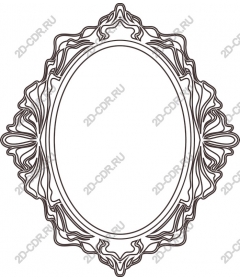 Vintage decorative frame