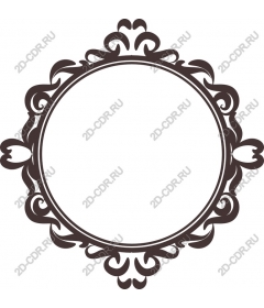 Elegant decorative frame