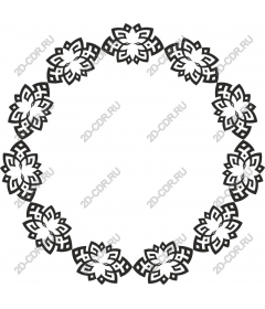 Floral mandala