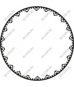 Geometric round frame /