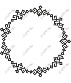  Elegant geometric border