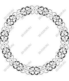  Elegant round border