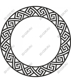 Elegant geometric round fringe