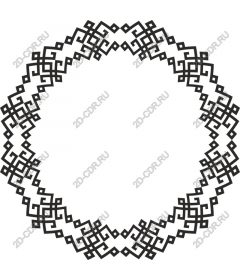 Elegant geometric border