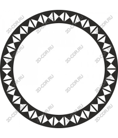 Geometric pattern circle