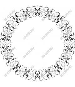  Elegant floral frame