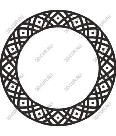 Geometric decorative frame