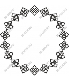 Elegant geometric frame
