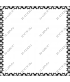  Elegant floral border