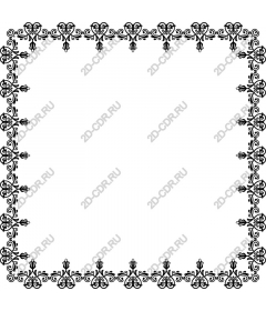 Vintage decorative frame