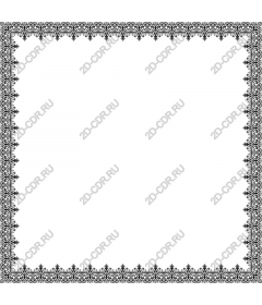 Vintage decorative frame