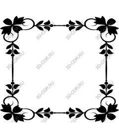 Floral frame