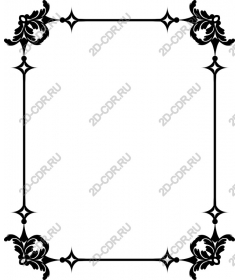  Decorative floral frame