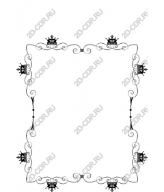  Elegant frame and Crown