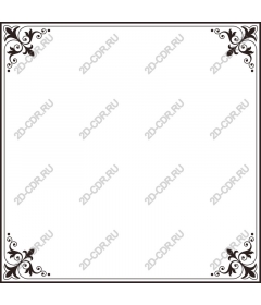 Decorative corner Flourish