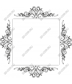  Elegant decorative frame