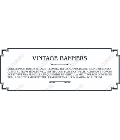 Collection of vintage banners