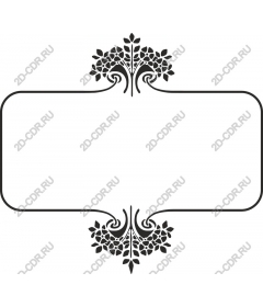 Elegant floral frame