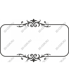  Elegant floral frame