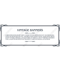  Collection of vintage banners