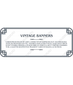 Collection of vintage banners