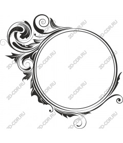 Elegant decorative frame