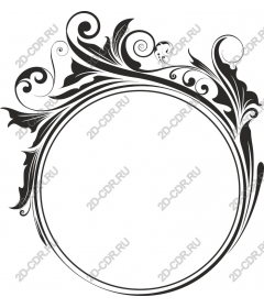  Elegant floral frame
