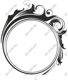 Elegant decorative frame