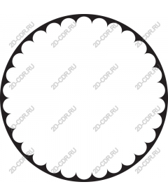  A circle with teeth