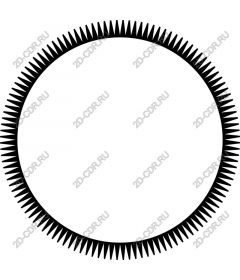 A circle with spikes