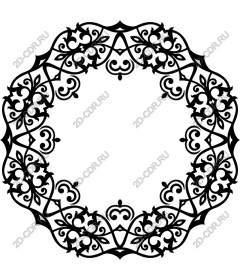 Exquisite floral border