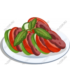 Яркие нарезанные овощи