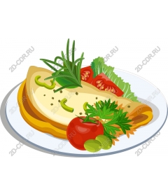  Пикантный омлет