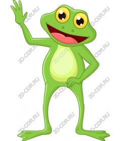  Cartoon frog