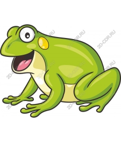  Cartoon frog