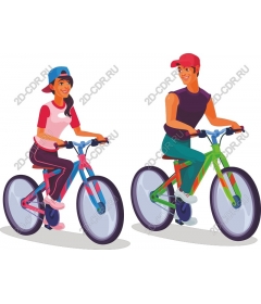  Bright cyclists