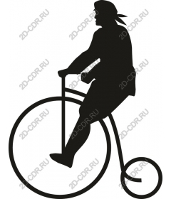 Vintage rider "penny-Farthing"