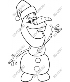  Whimsical character-snowman