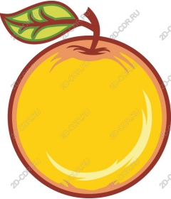  Bright yellow peach