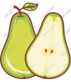  Fresh green pear