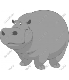  Adorable cartoon Hippo