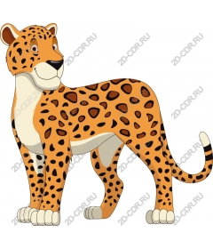  Adorable cartoon leopard