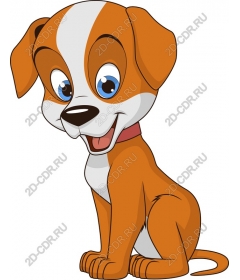  Cute cartoon dog