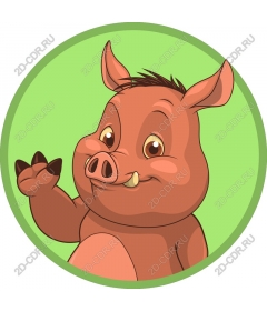  Adorable cartoon pig