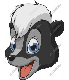  Cartoon skunk