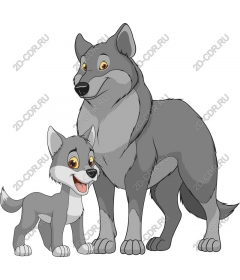  Charming wolf family